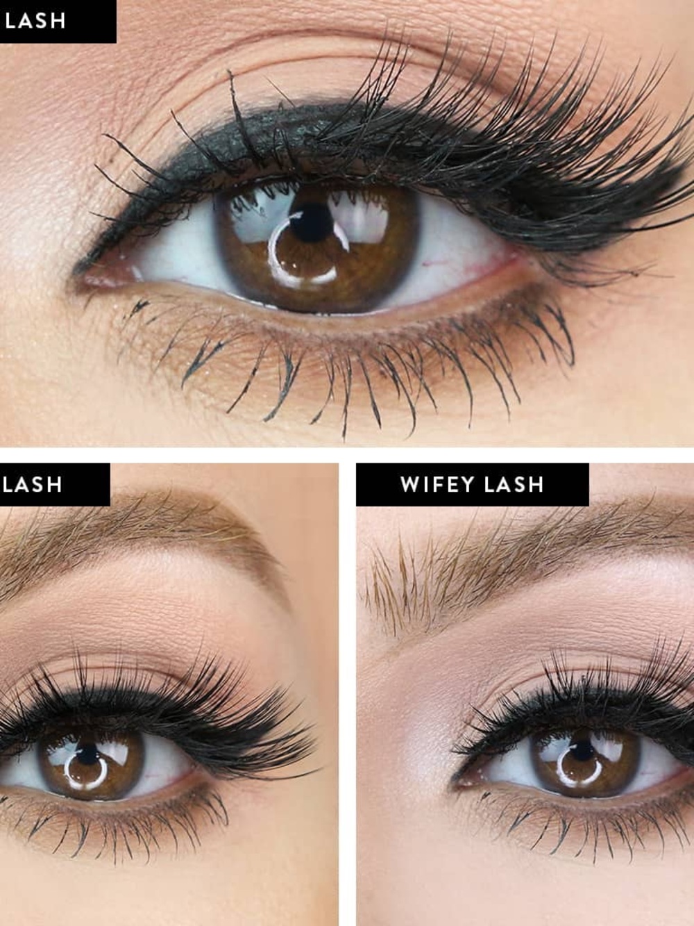 NEW MoxieLash Magnetic Love Lash Kit with Black Lashes - 3 Pair Set